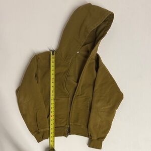 Aritzia women’s cropped Olive Green Hoodie TNA sweat cozy fleece perfect